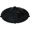 Ekena Millwork Attica Ceiling Medallion (Fits Canopies up to 3 3/4"), Hand-Painted Jet Black, 39 1/2"OD x 2 1/2"P CM39ATBLF - alternate 3